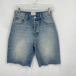 Abrand jeans womens denim shorts size 25 au 7 blue cotton 10.5” inseam